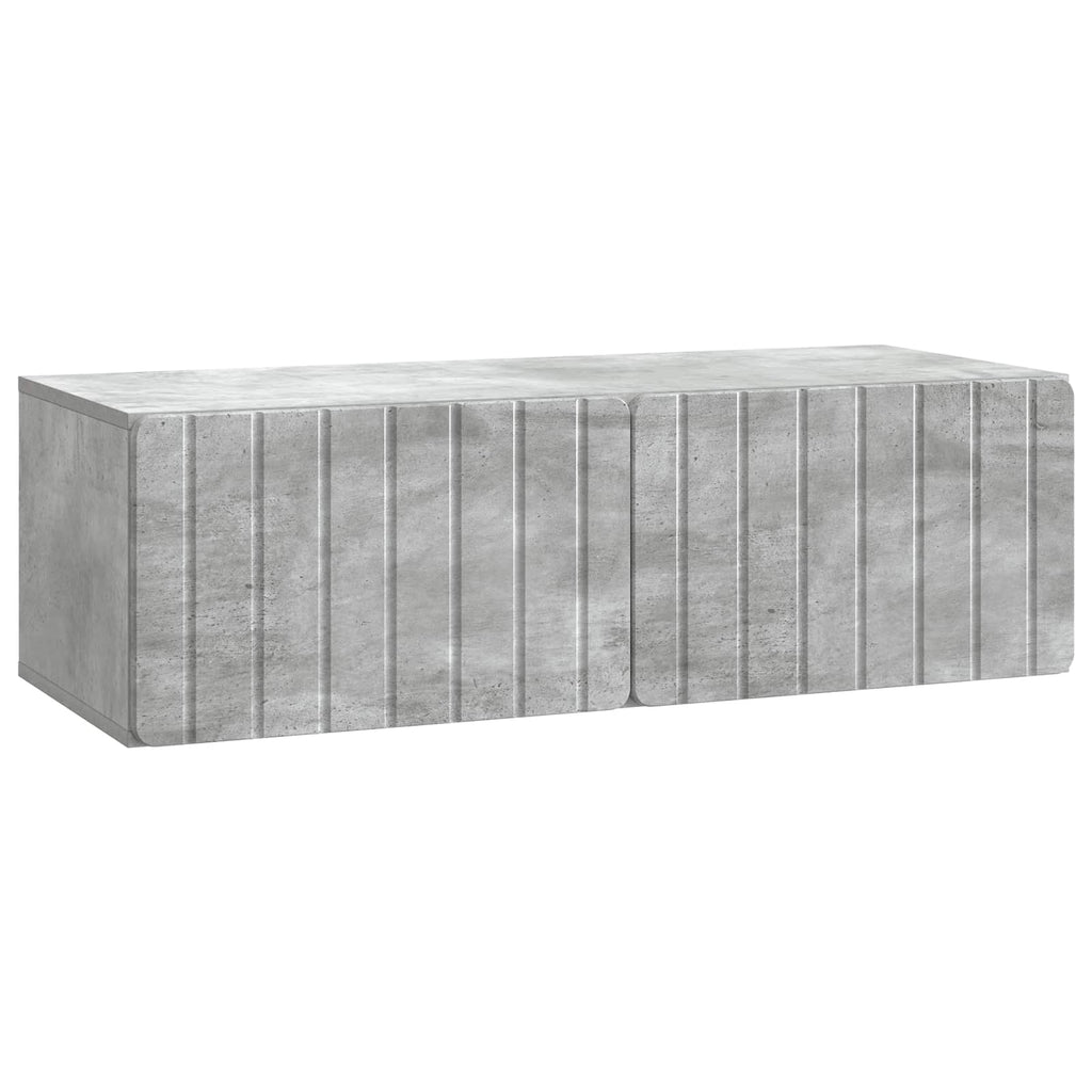 vidaXL Szafka RTV montowana na ścianie Betonowy szary 98 x 41 x 30 cm