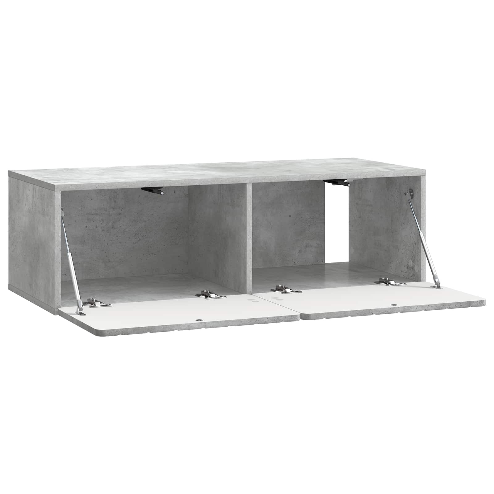 vidaXL Szafka RTV montowana na ścianie Betonowy szary 98 x 41 x 30 cm