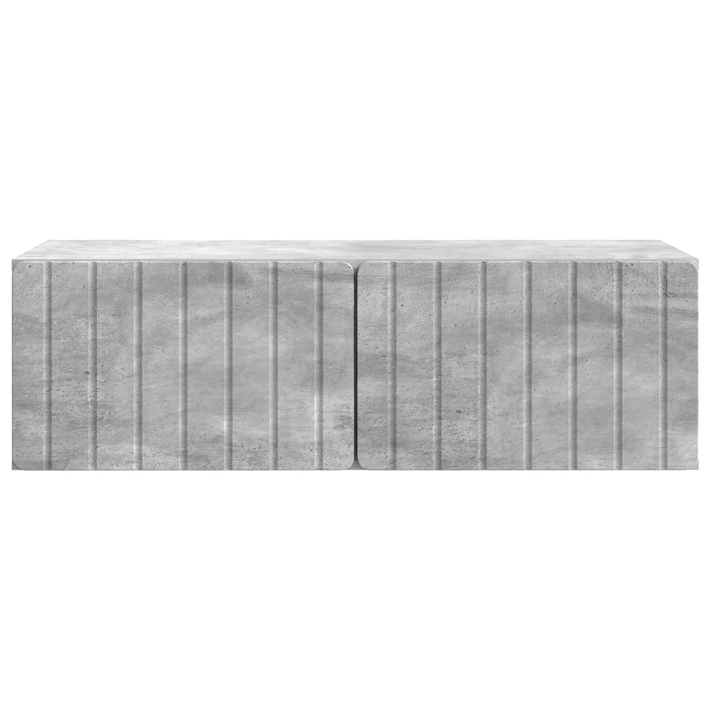 vidaXL Szafka RTV montowana na ścianie Betonowy szary 98 x 41 x 30 cm