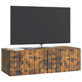 vidaXL Szafka RTV montowana na ścianie Dąb wędzony 98 x 41 x 30 cm
