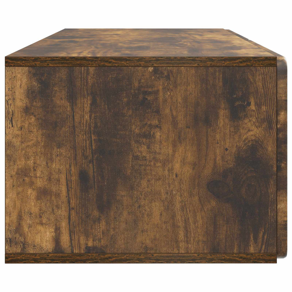 vidaXL Szafka RTV montowana na ścianie Dąb wędzony 98 x 41 x 30 cm