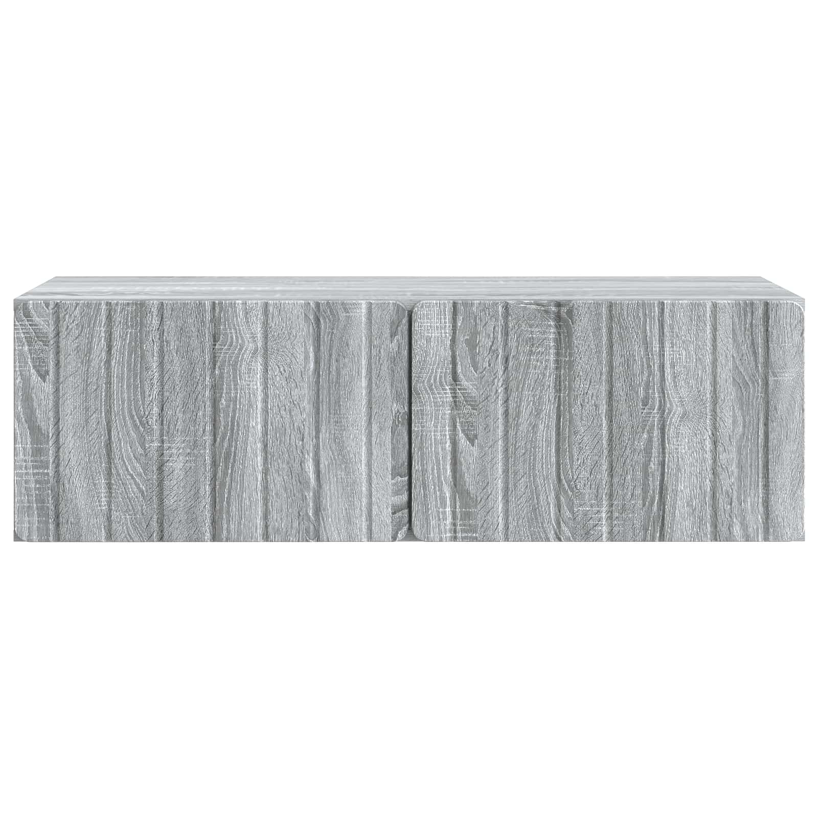 vidaXL Szafka RTV montowana na ścianie Szary Sonoma 98 x 41 x 30 cm