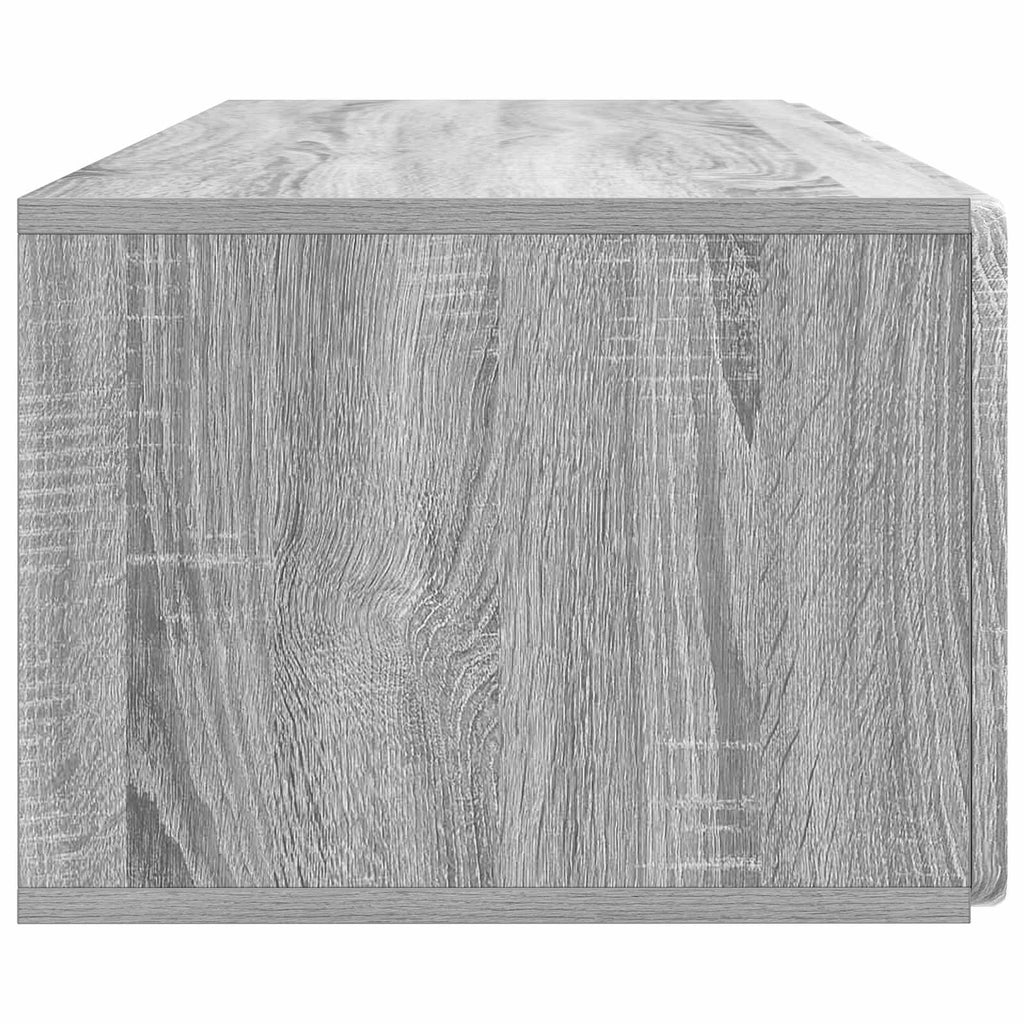 vidaXL Szafka RTV montowana na ścianie Szary Sonoma 98 x 41 x 30 cm