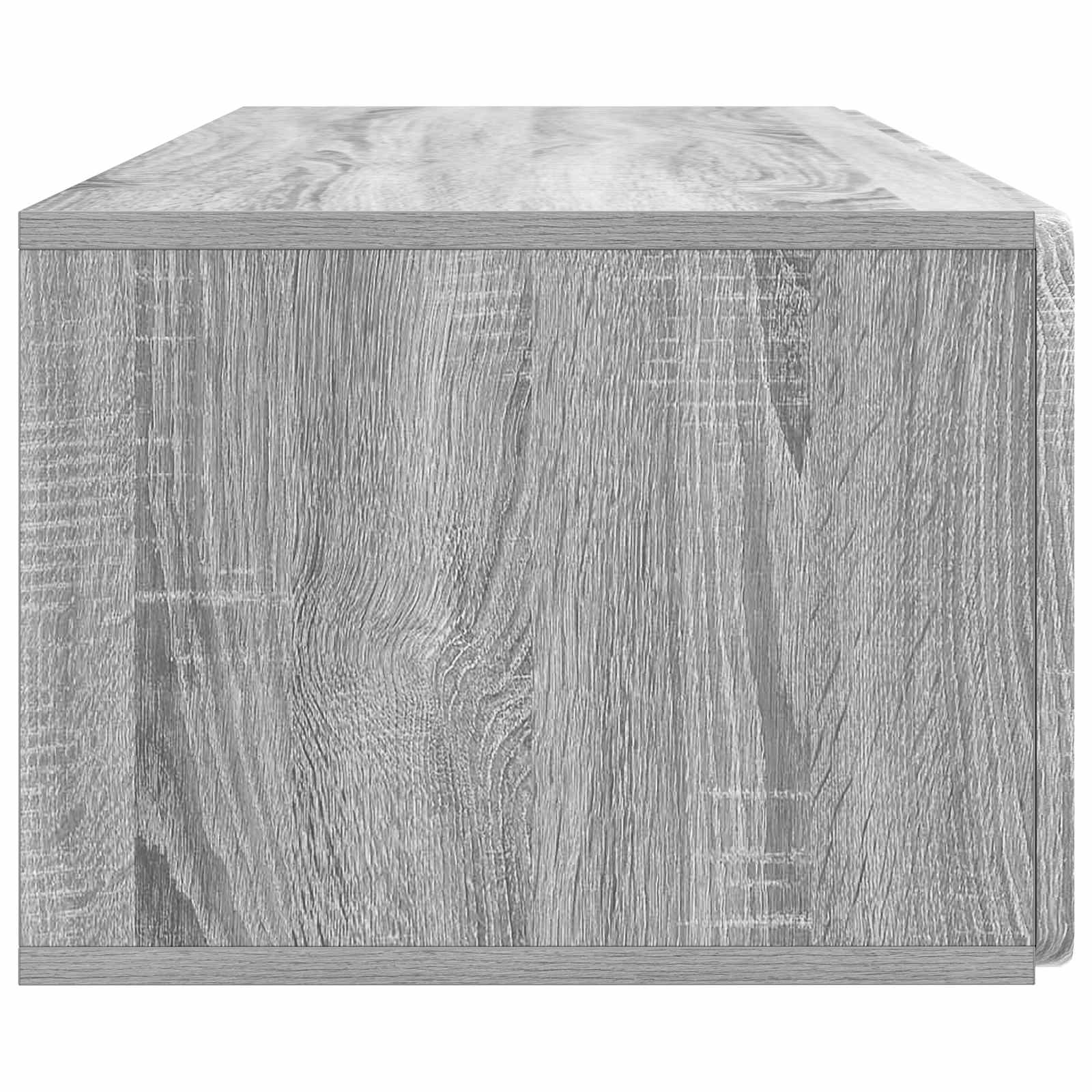 vidaXL Szafka RTV montowana na ścianie Szary Sonoma 98 x 41 x 30 cm