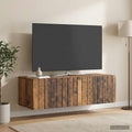 vidaXL Szafka RTV montowana na ścianie 98 x 41 x 30 cm Stare drewno