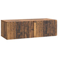 vidaXL Szafka RTV montowana na ścianie Stare drewno 98 x 41 x 30 cm