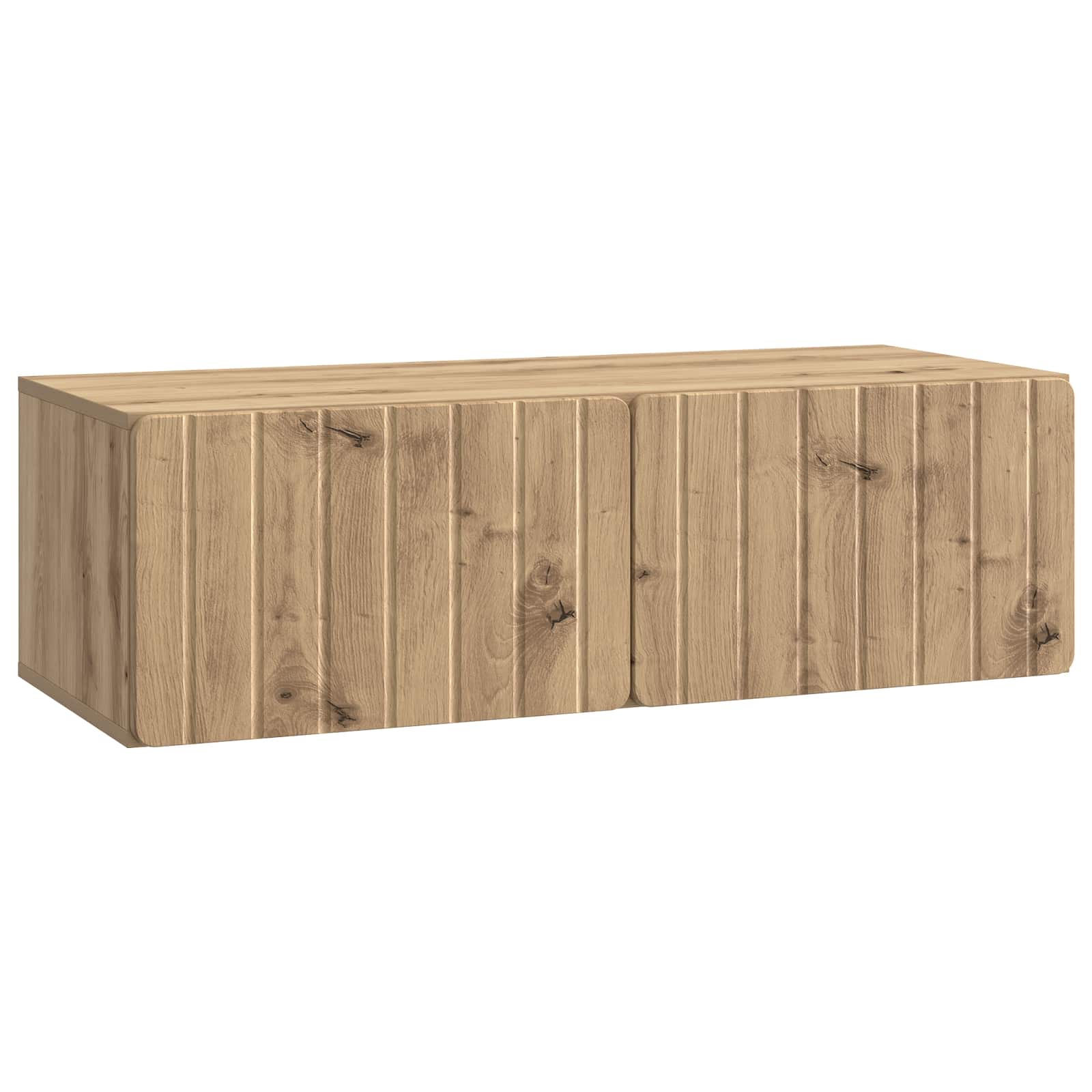vidaXL Szafka RTV montowana na ścianie Dąb artisan 98 x 41 x 30 cm