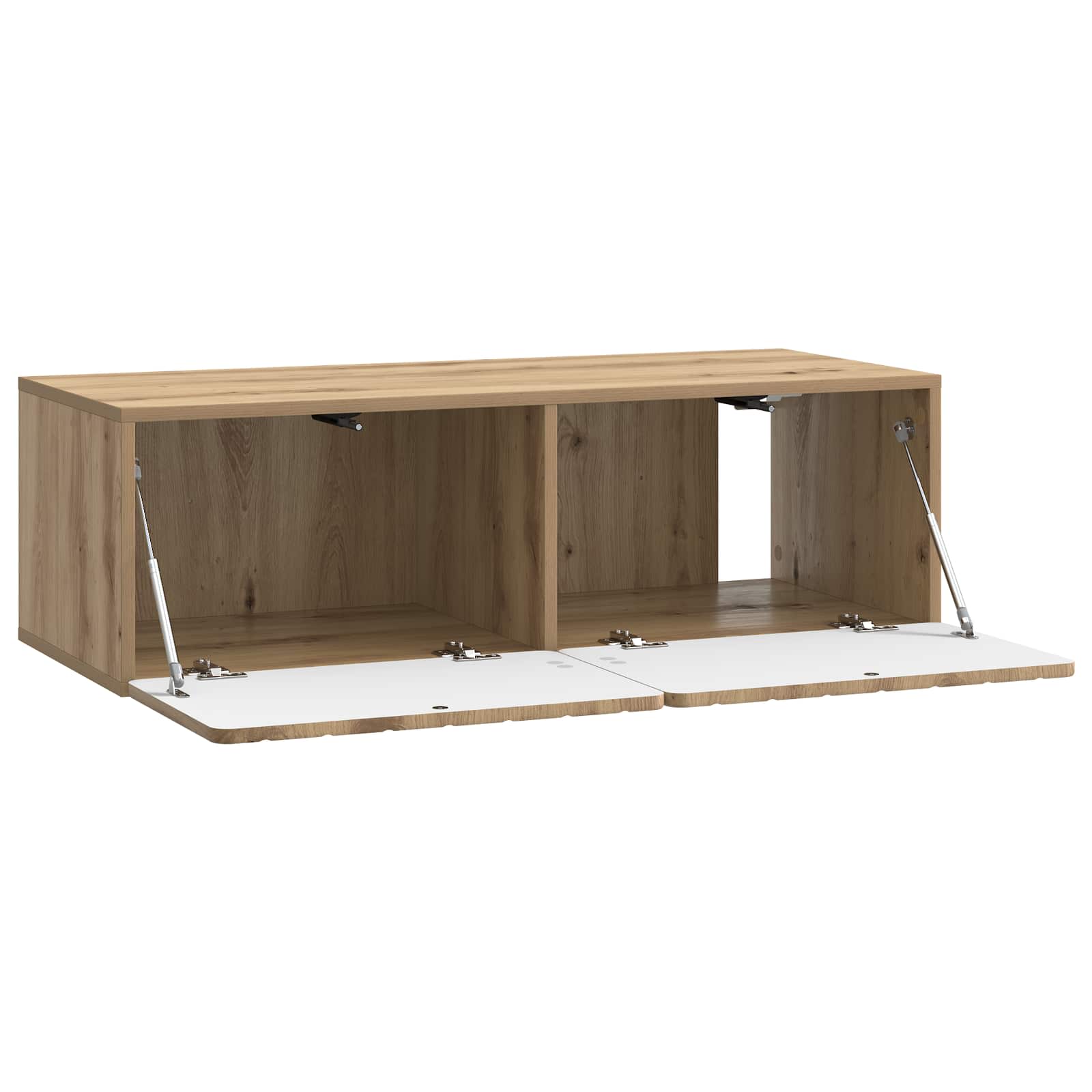 vidaXL Szafka RTV montowana na ścianie Dąb artisan 98 x 41 x 30 cm