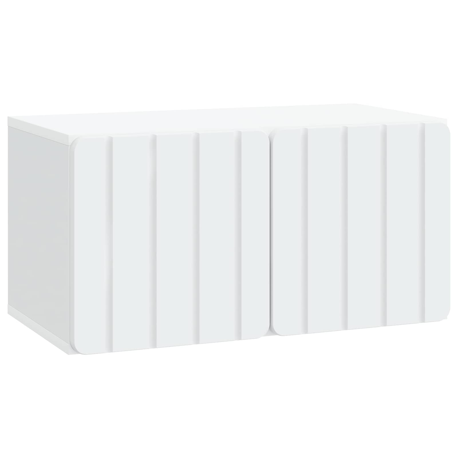vidaXL Szafka RTV montowana na ścianie 59,5 x 31 x 30 cm Biały