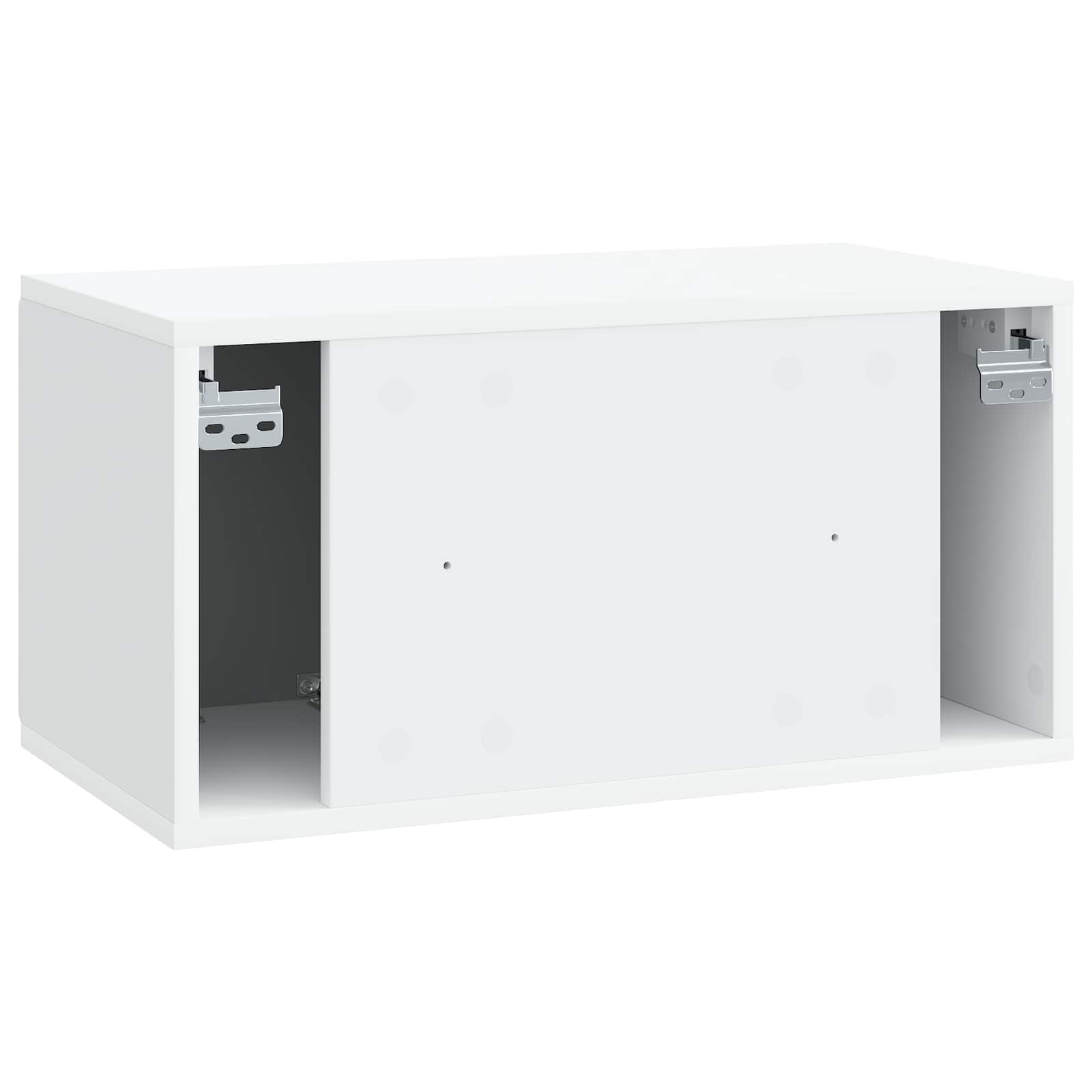 vidaXL Szafka RTV montowana na ścianie 59,5 x 31 x 30 cm Biały