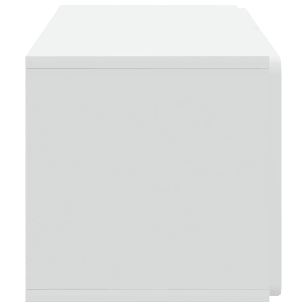 vidaXL Szafka RTV montowana na ścianie 59,5 x 31 x 30 cm Biały