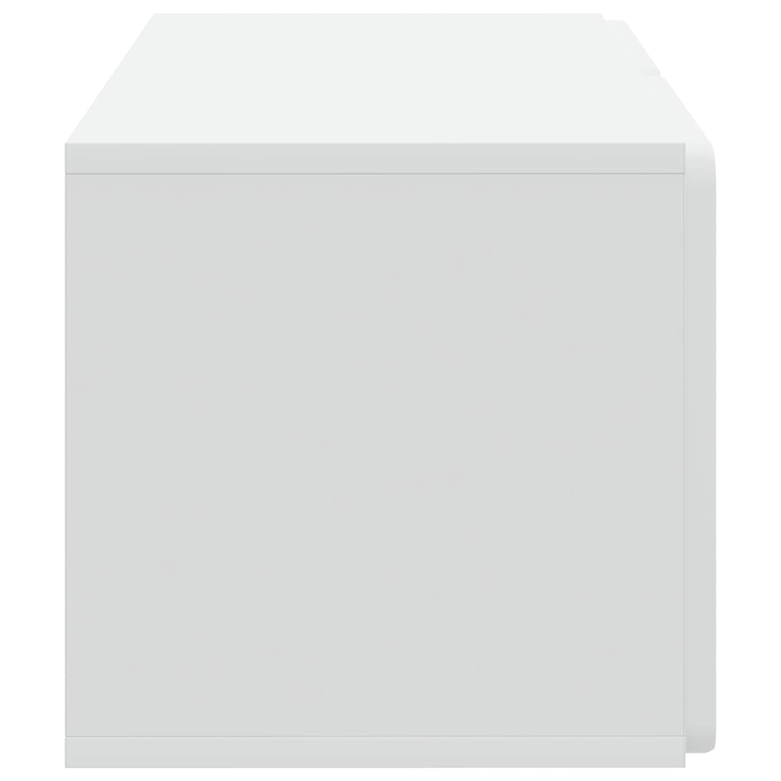 vidaXL Szafka RTV montowana na ścianie 59,5 x 31 x 30 cm Biały