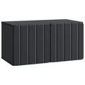 vidaXL Szafka RTV montowana na ścianie Czarny 59,5 x 31 x 30 cm