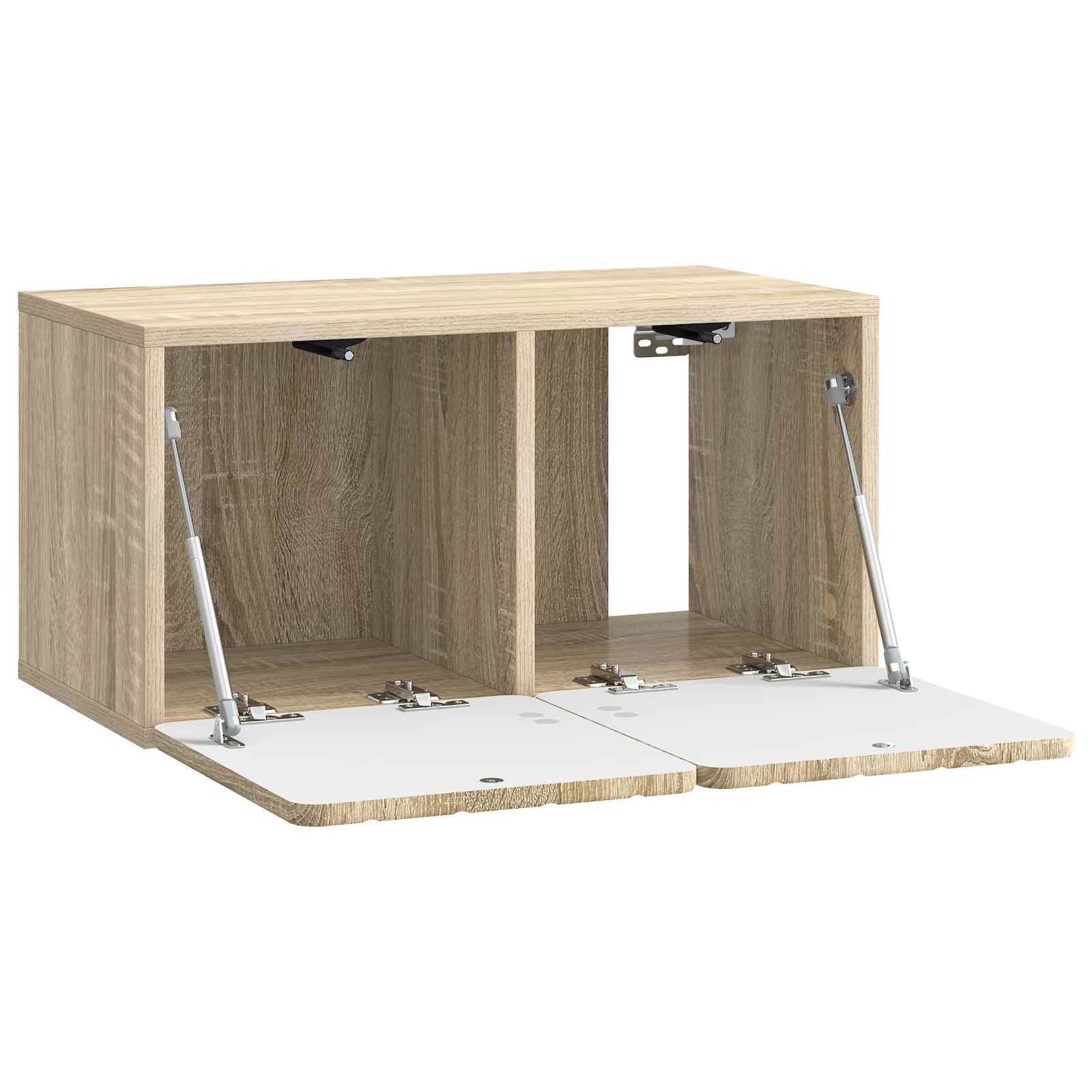 vidaXL Szafka RTV montowana na ścianie dąb Sonoma 59,5 x 31 x 30 cm