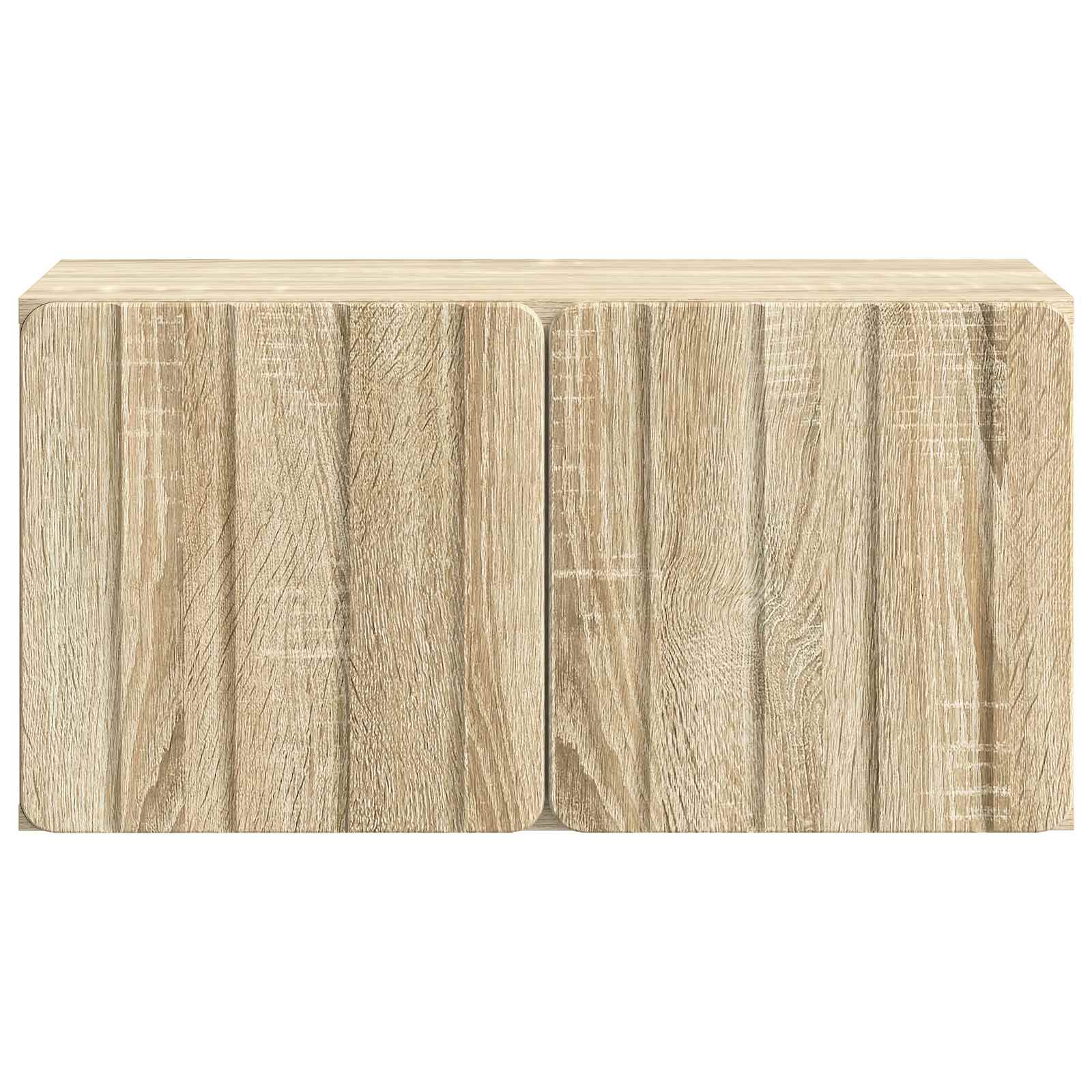 vidaXL Szafka RTV montowana na ścianie dąb Sonoma 59,5 x 31 x 30 cm