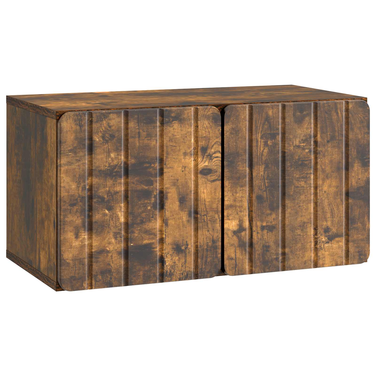 vidaXL Szafka RTV montowana na ścianie Dąb wędzony 59,5 x 31 x 30 cm