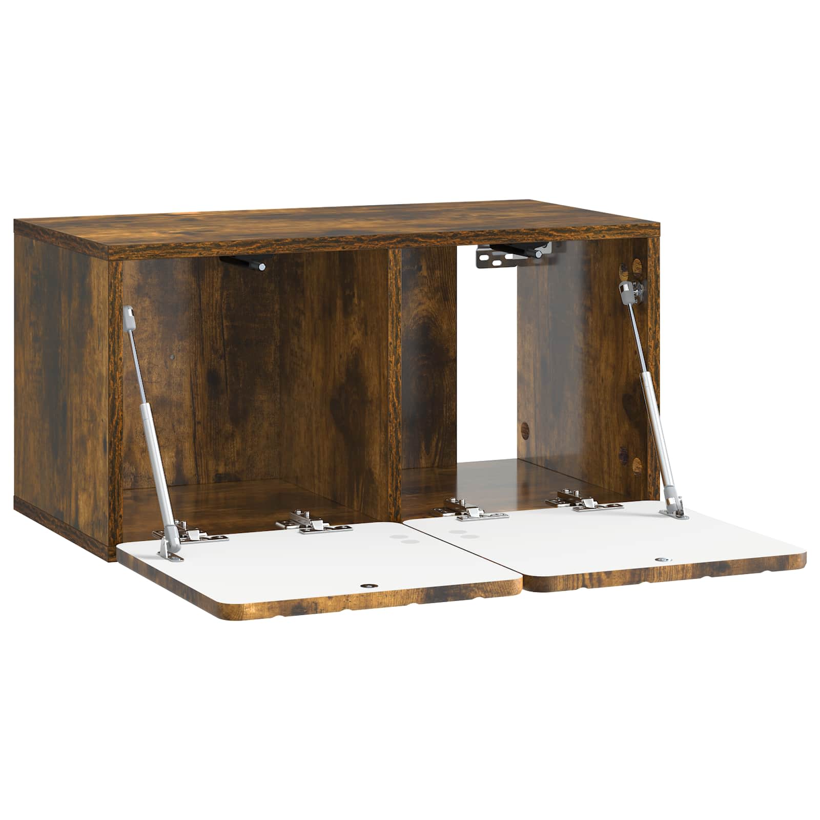 vidaXL Szafka RTV montowana na ścianie Dąb wędzony 59,5 x 31 x 30 cm