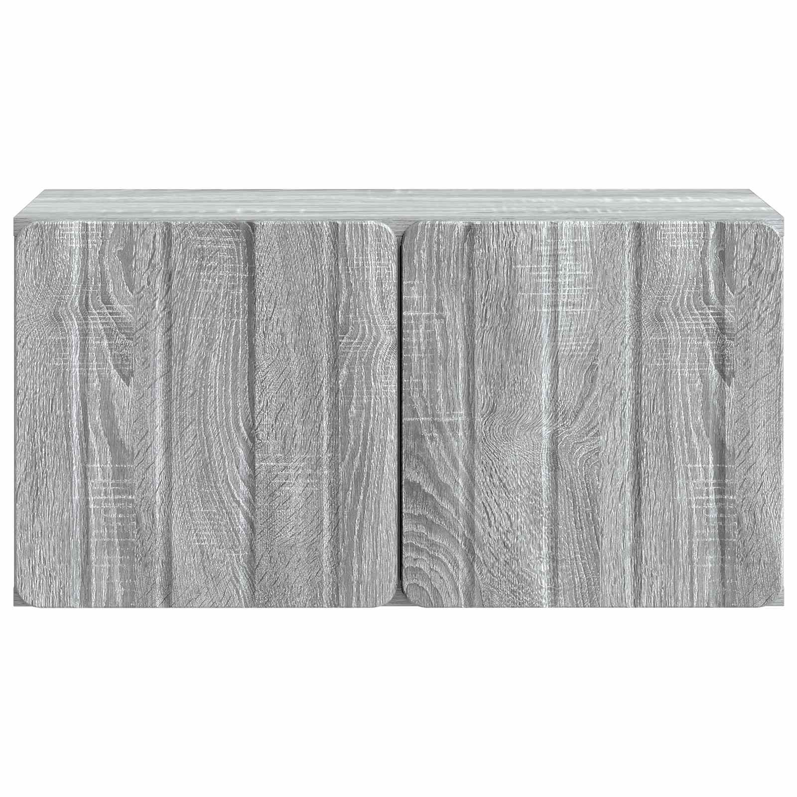 vidaXL Szafka RTV montowana na ścianie Szary Sonoma 59,5 x 31 x 30 cm