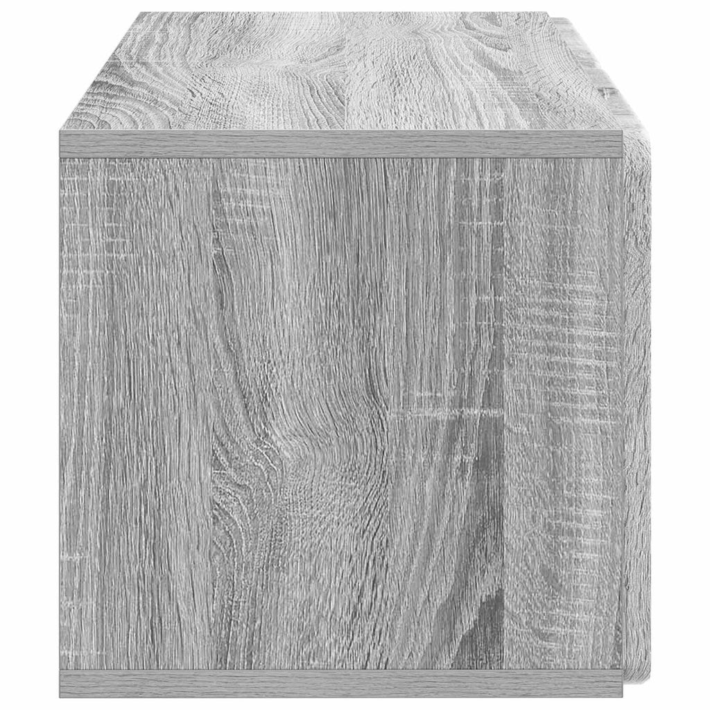 vidaXL Szafka RTV montowana na ścianie Szary Sonoma 59,5 x 31 x 30 cm