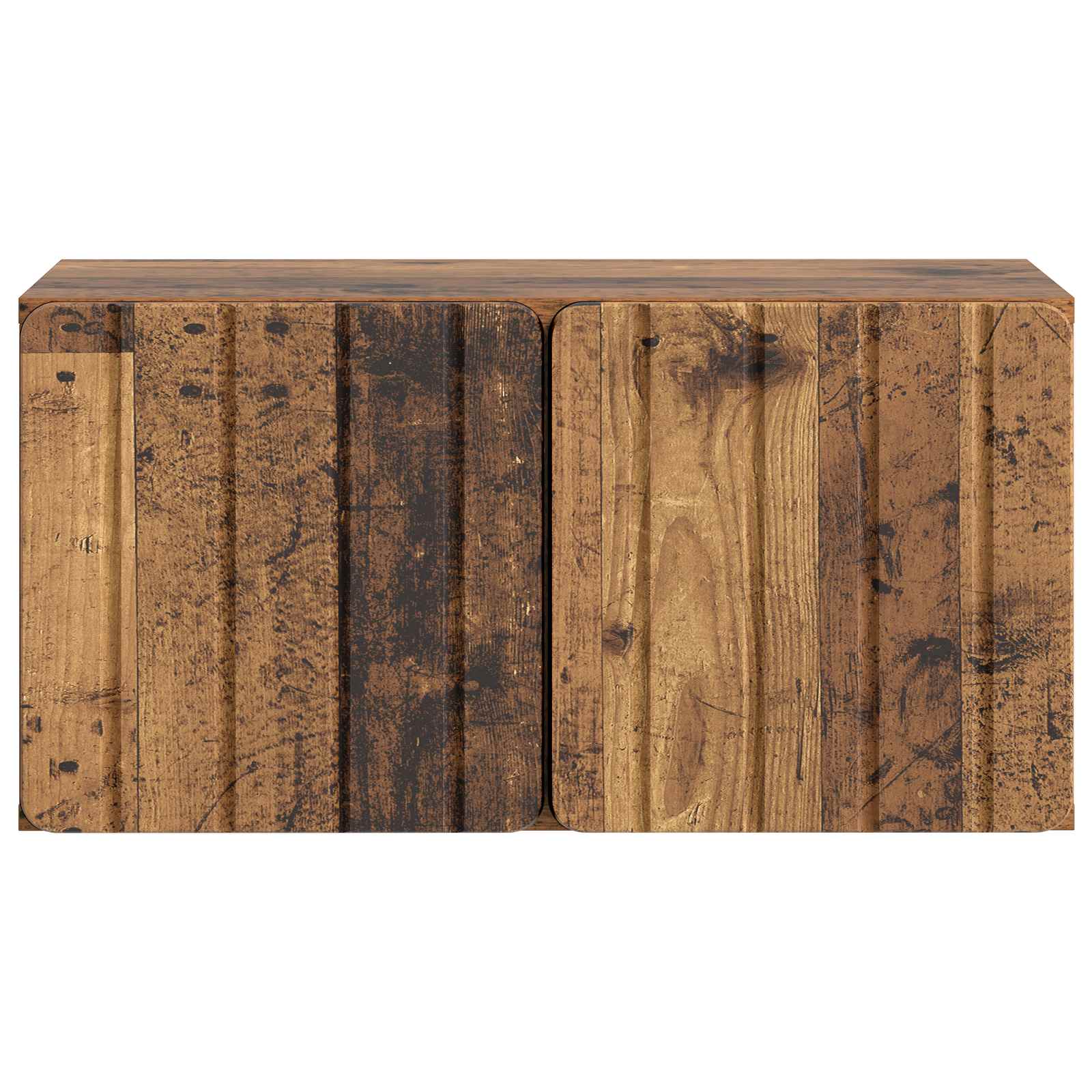 vidaXL Szafka RTV montowana na ścianie Stare drewno 59,5 x 31 x 30 cm