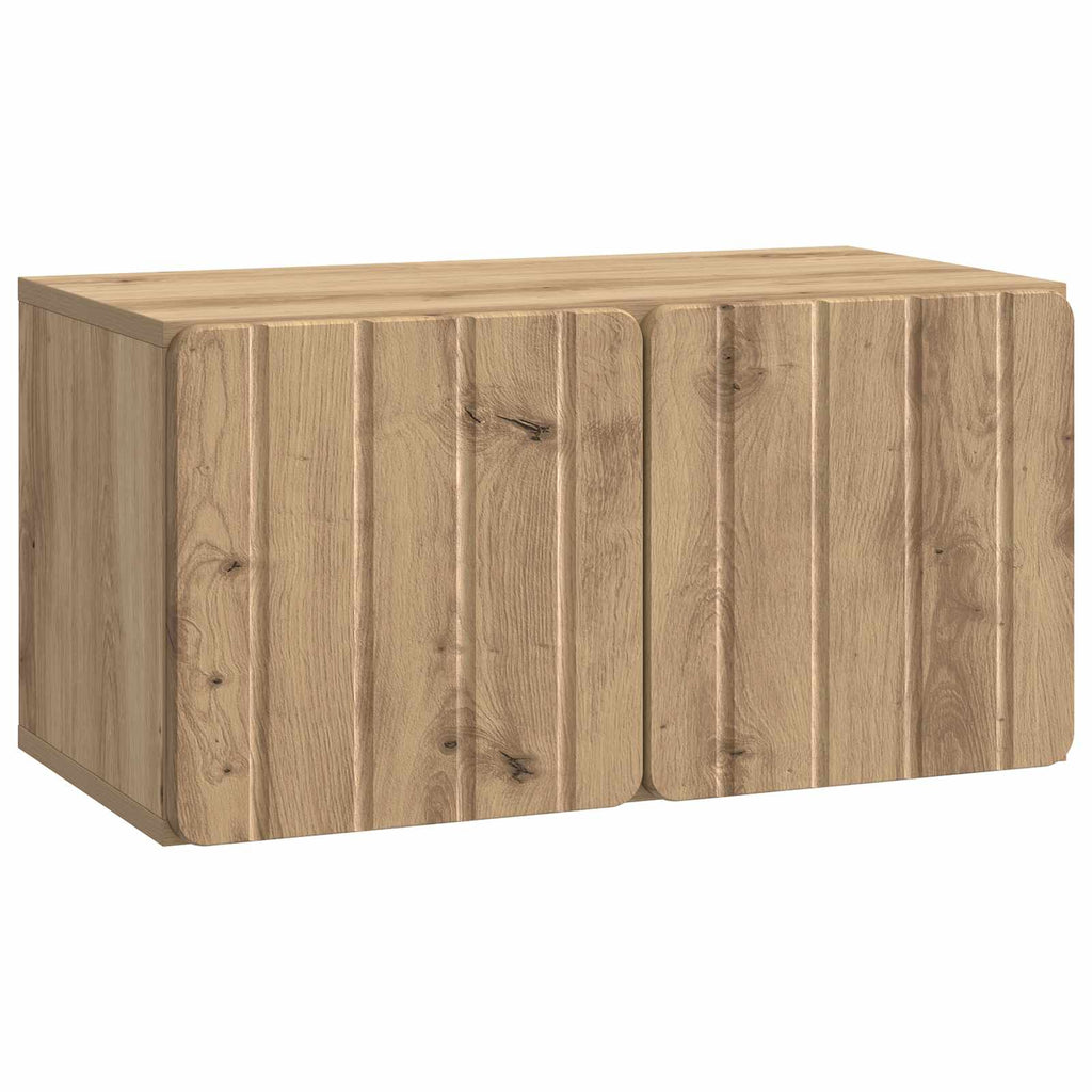 vidaXL Szafka RTV montowana na ścianie Dąb artisan 59,5 x 31 x 30 cm