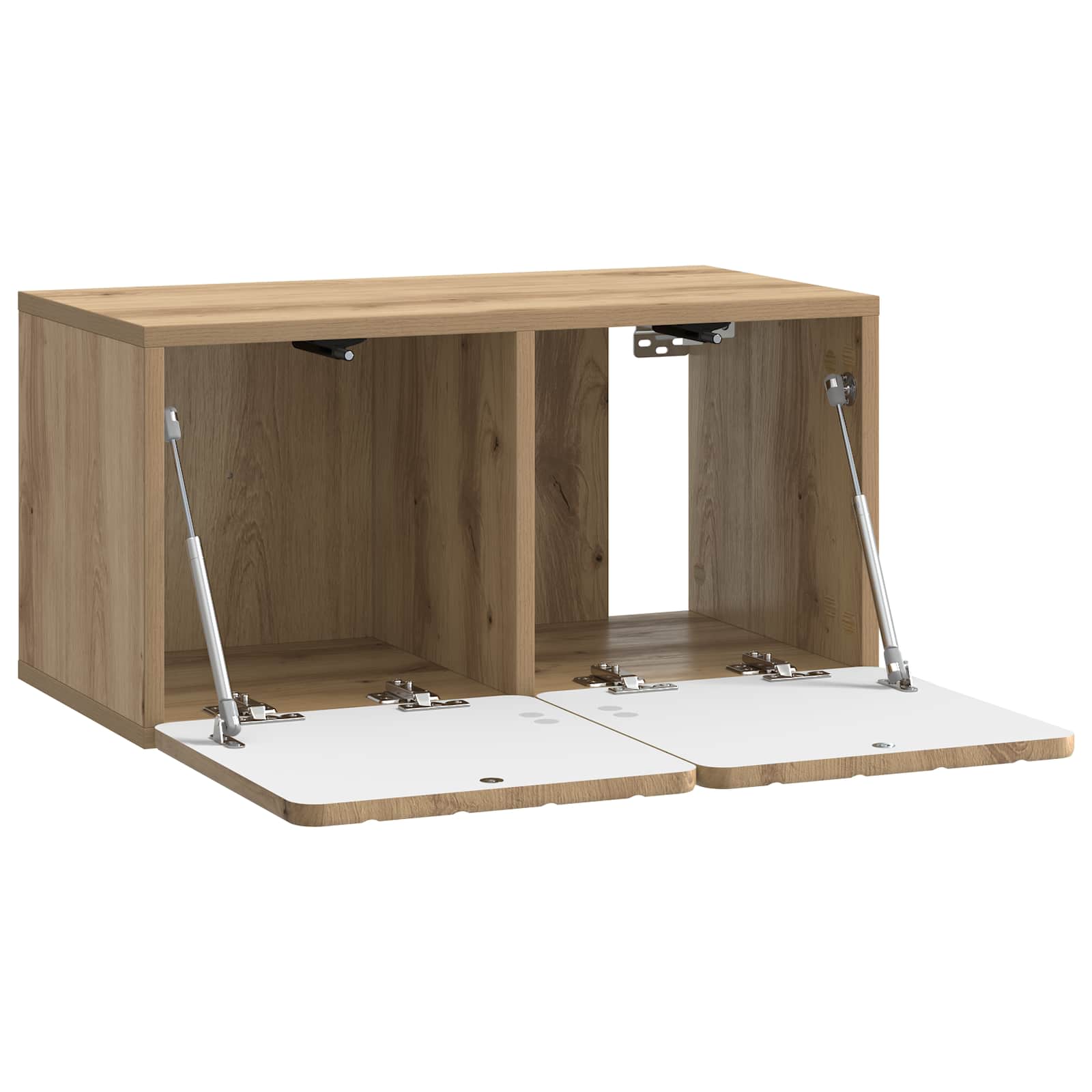 vidaXL Szafka RTV montowana na ścianie Dąb artisan 59,5 x 31 x 30 cm