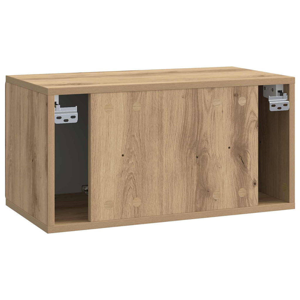 vidaXL Szafka RTV montowana na ścianie Dąb artisan 59,5 x 31 x 30 cm