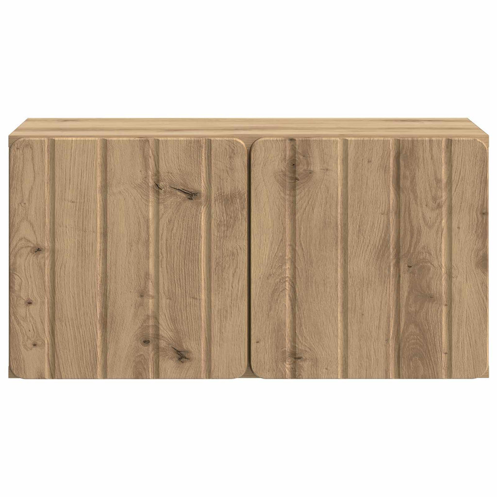 vidaXL Szafka RTV montowana na ścianie Dąb artisan 59,5 x 31 x 30 cm