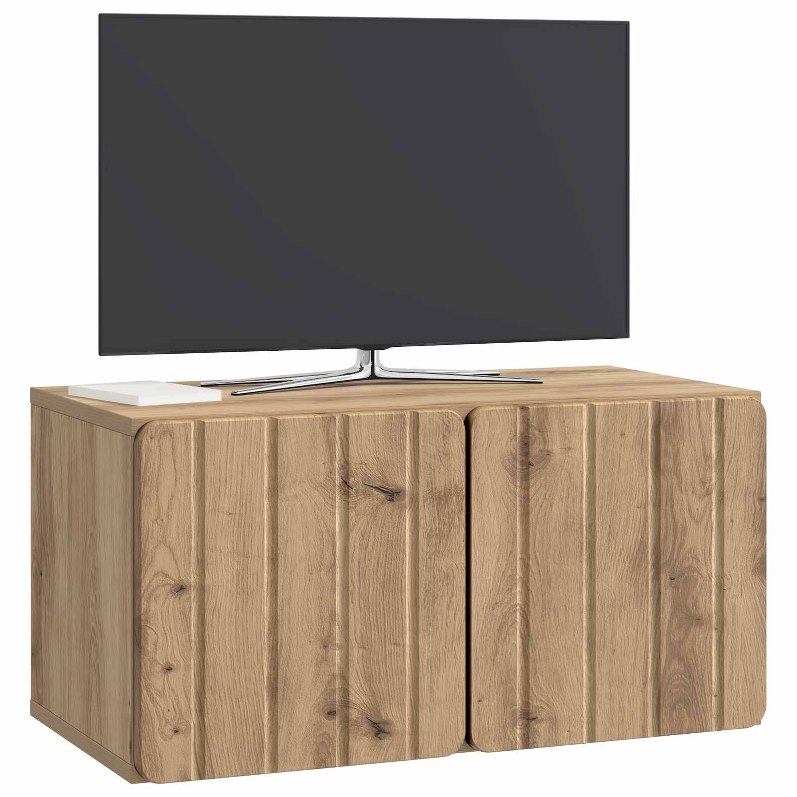 vidaXL Szafka RTV montowana na ścianie Dąb artisan 59,5 x 31 x 30 cm