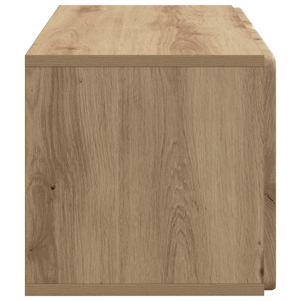 vidaXL Szafka RTV montowana na ścianie Dąb artisan 59,5 x 31 x 30 cm