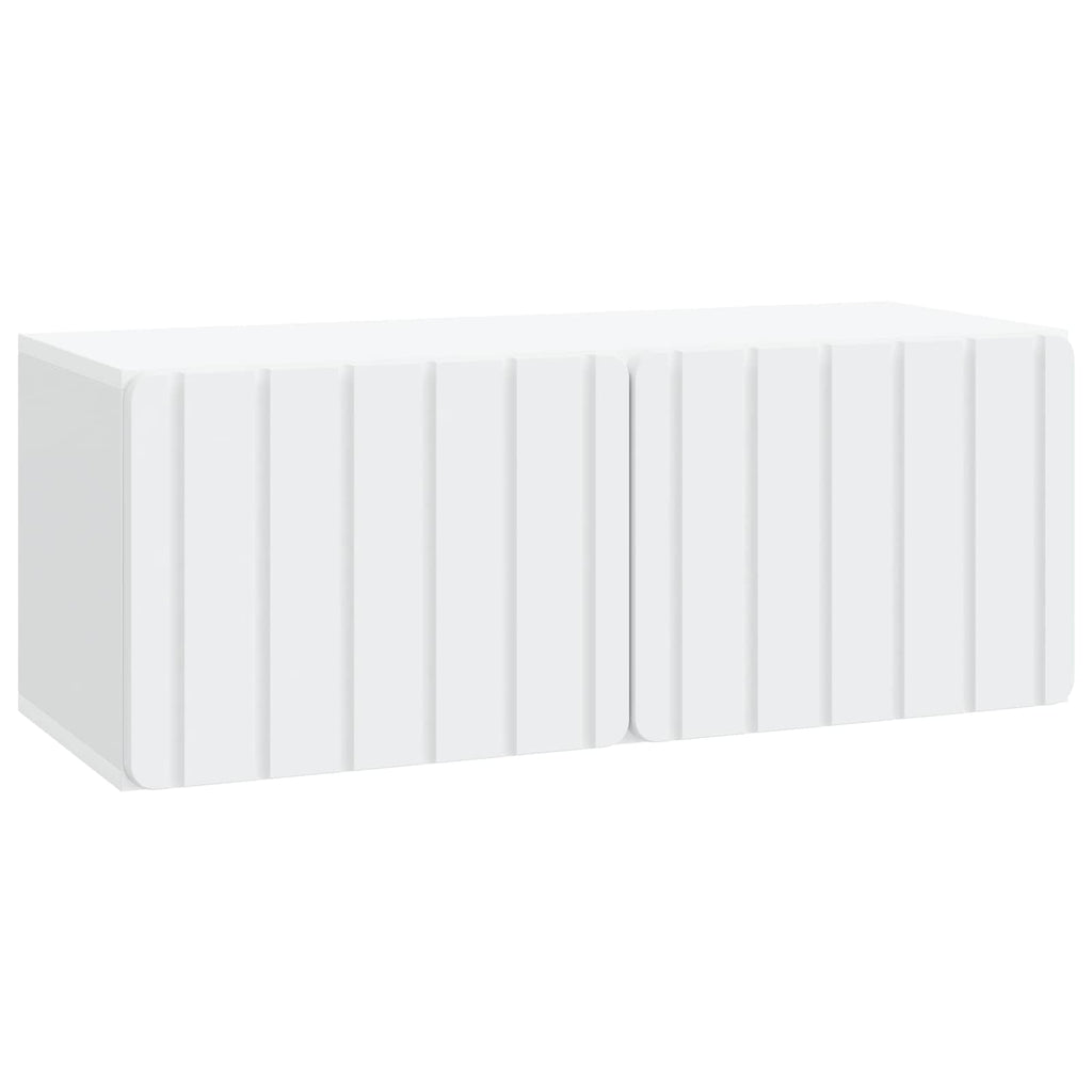 vidaXL Szafka RTV montowana na ścianie 78,5 x 31 x 30 cm Biały