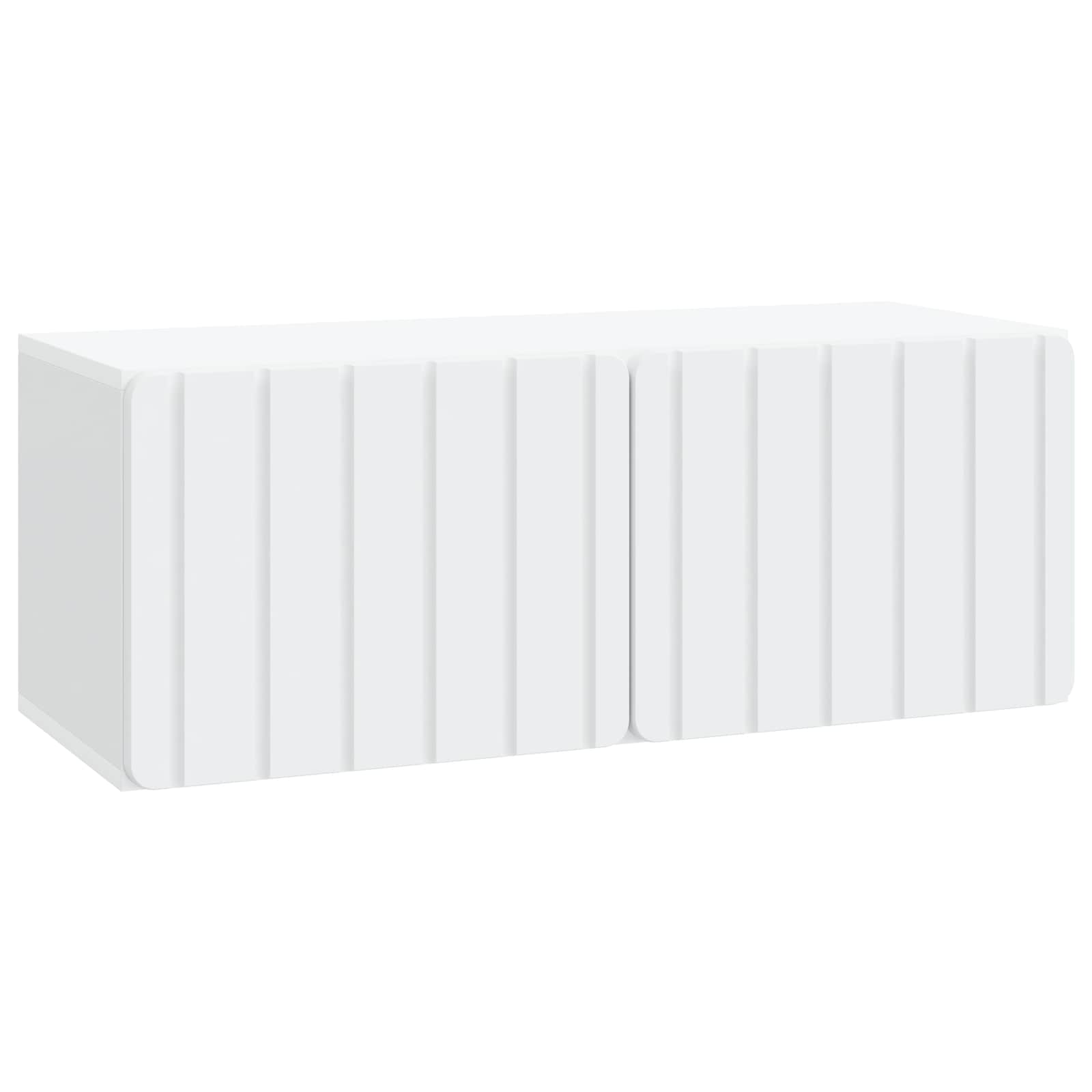 vidaXL Szafka RTV montowana na ścianie 78,5 x 31 x 30 cm Biały