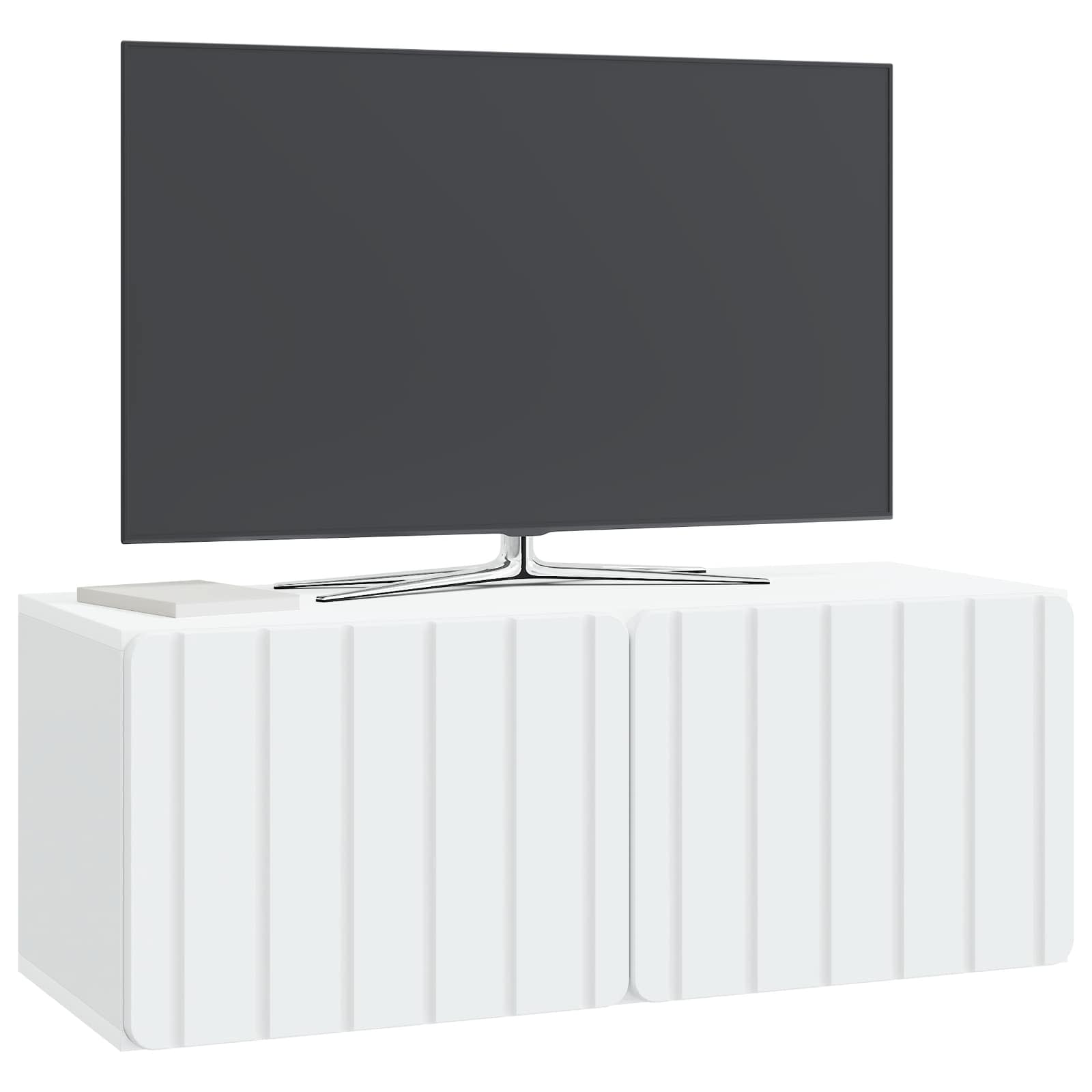 vidaXL Szafka RTV montowana na ścianie 78,5 x 31 x 30 cm Biały