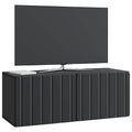 vidaXL Szafka RTV montowana na ścianie Czarny 78,5 x 31 x 30 cm