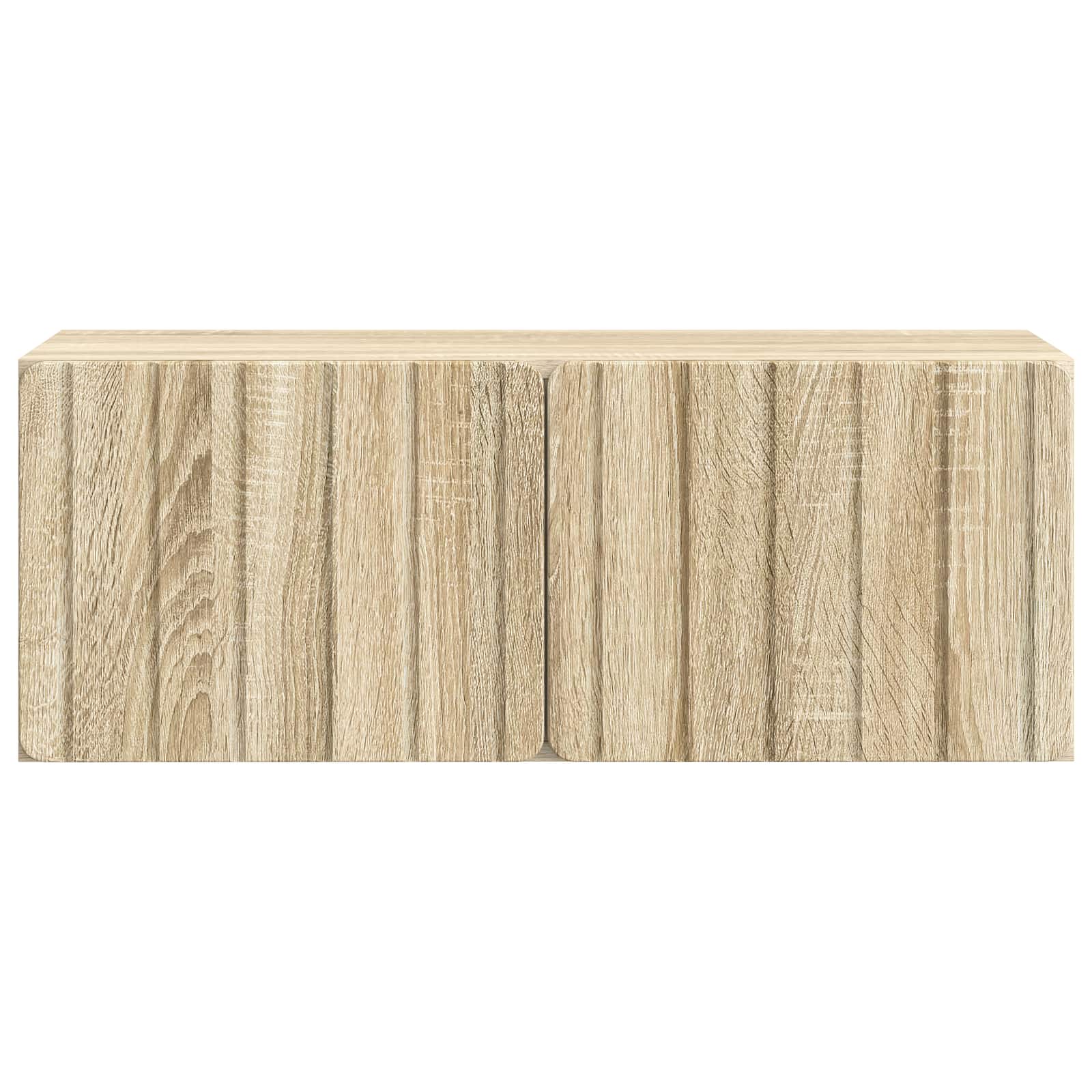 vidaXL Szafka RTV montowana na ścianie dąb Sonoma 78,5 x 31 x 30 cm