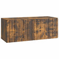 vidaXL Szafka RTV montowana na ścianie Dąb wędzony 78,5 x 31 x 30 cm