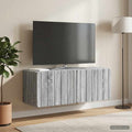 vidaXL Szafka RTV montowana na ścianie 78,5 x 31 x 30 cm Szary Sonoma