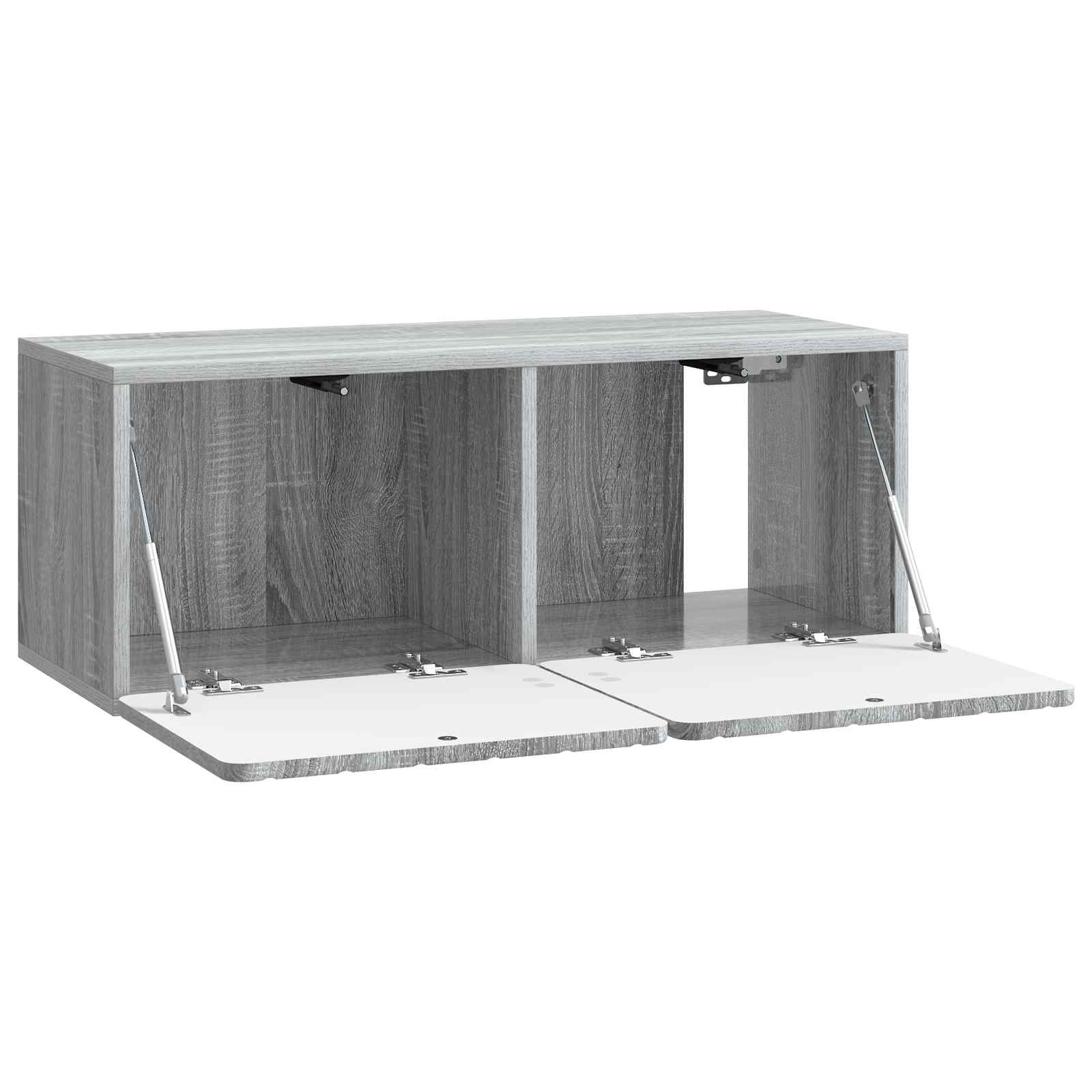 vidaXL Szafka RTV montowana na ścianie Szary Sonoma 78,5 x 31 x 30 cm