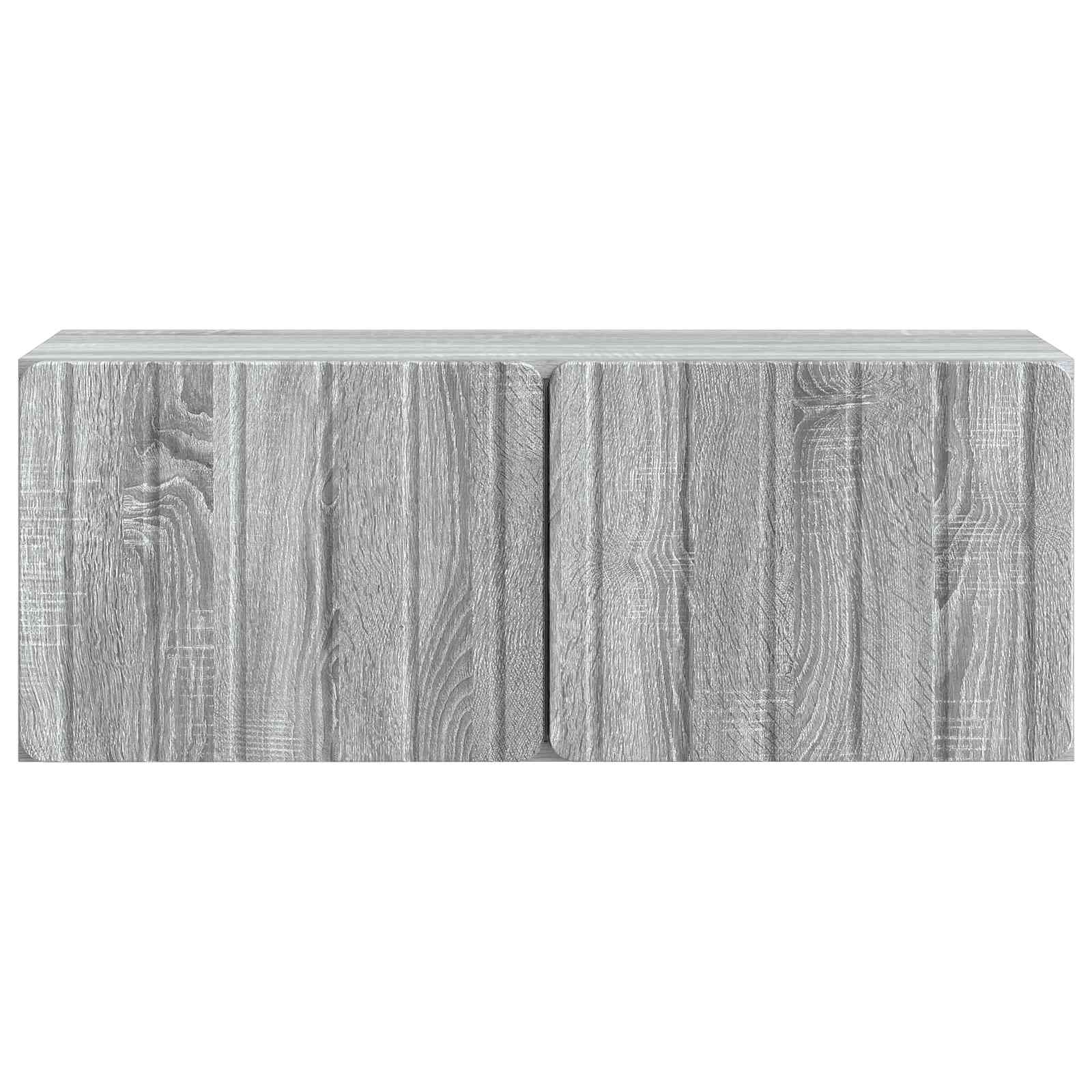 vidaXL Szafka RTV montowana na ścianie Szary Sonoma 78,5 x 31 x 30 cm