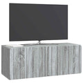 vidaXL Szafka RTV montowana na ścianie Szary Sonoma 78,5 x 31 x 30 cm