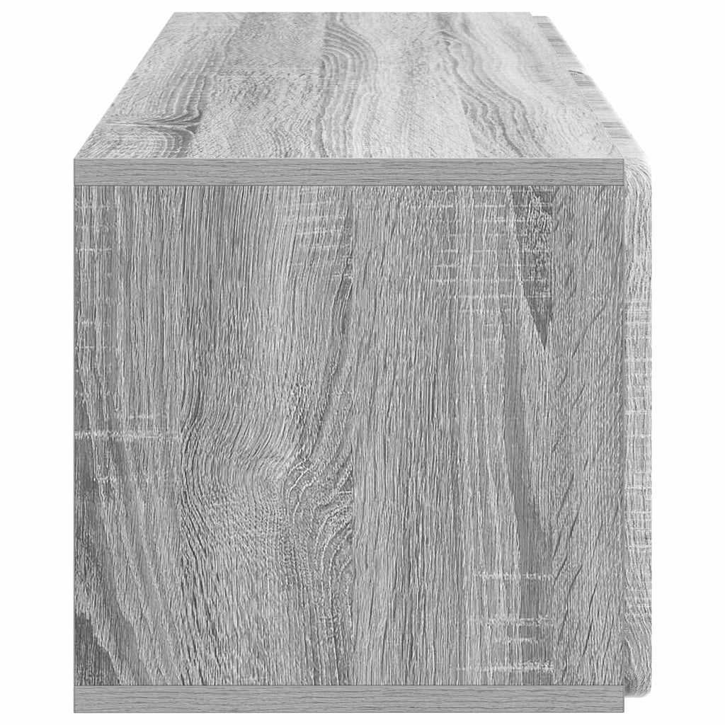 vidaXL Szafka RTV montowana na ścianie Szary Sonoma 78,5 x 31 x 30 cm