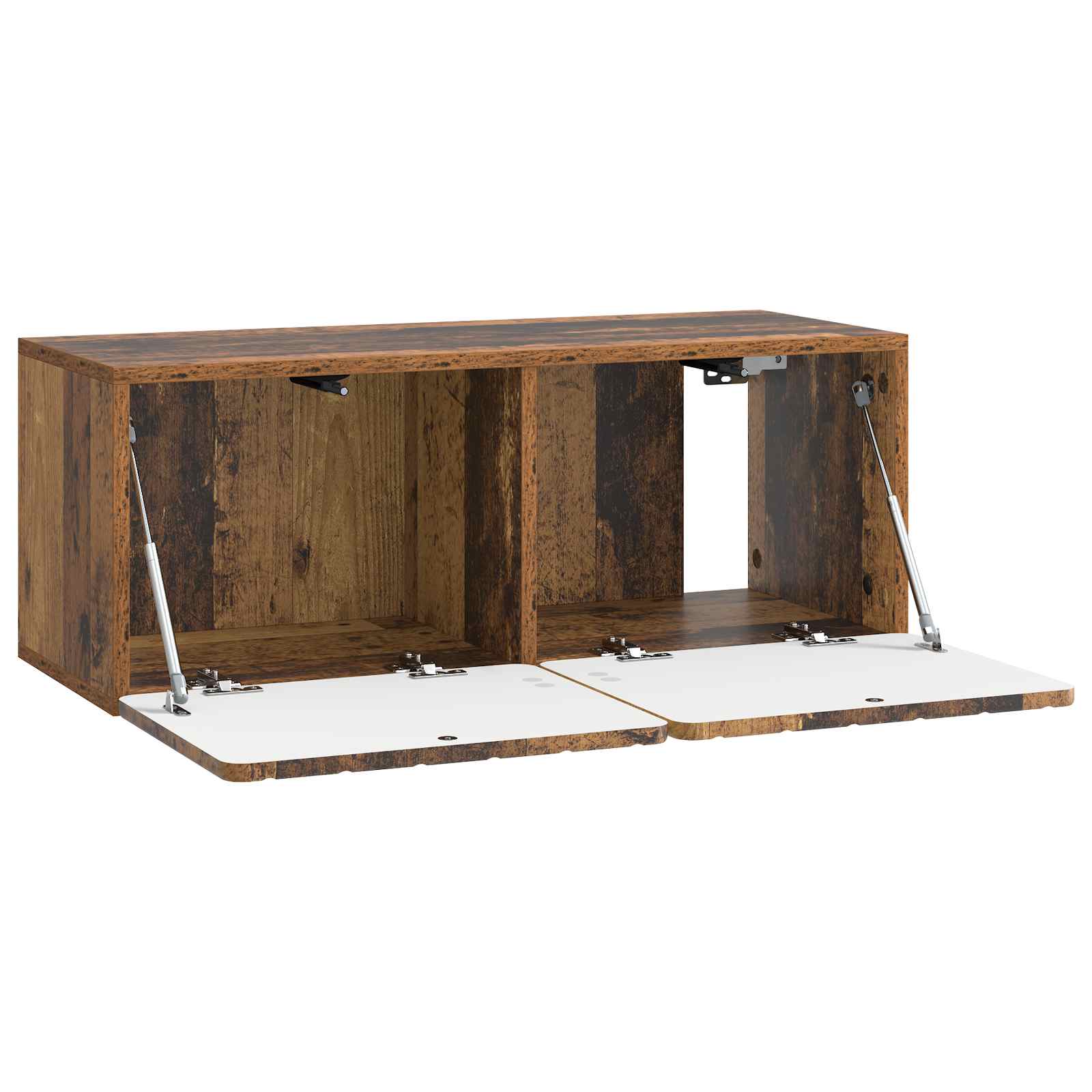 vidaXL Szafka RTV montowana na ścianie Stare drewno 78,5 x 31 x 30 cm