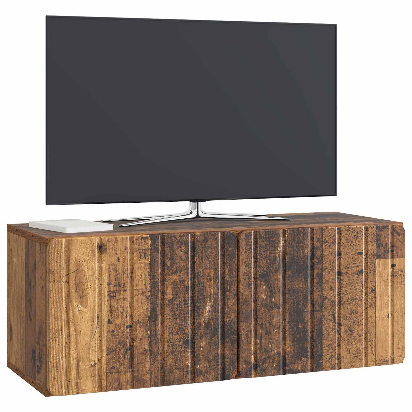 vidaXL Szafka RTV montowana na ścianie Stare drewno 78,5 x 31 x 30 cm