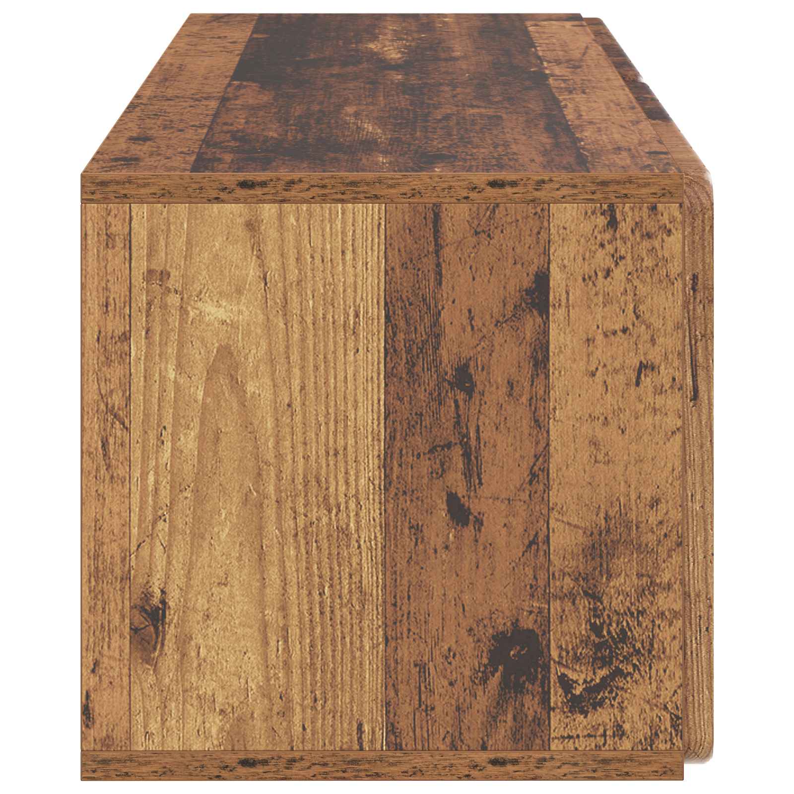 vidaXL Szafka RTV montowana na ścianie Stare drewno 78,5 x 31 x 30 cm