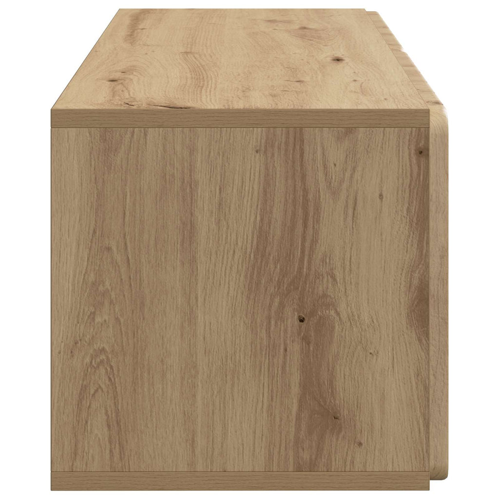 vidaXL Szafka RTV montowana na ścianie 78,5 x 31 x 30 cm Dąb artisan