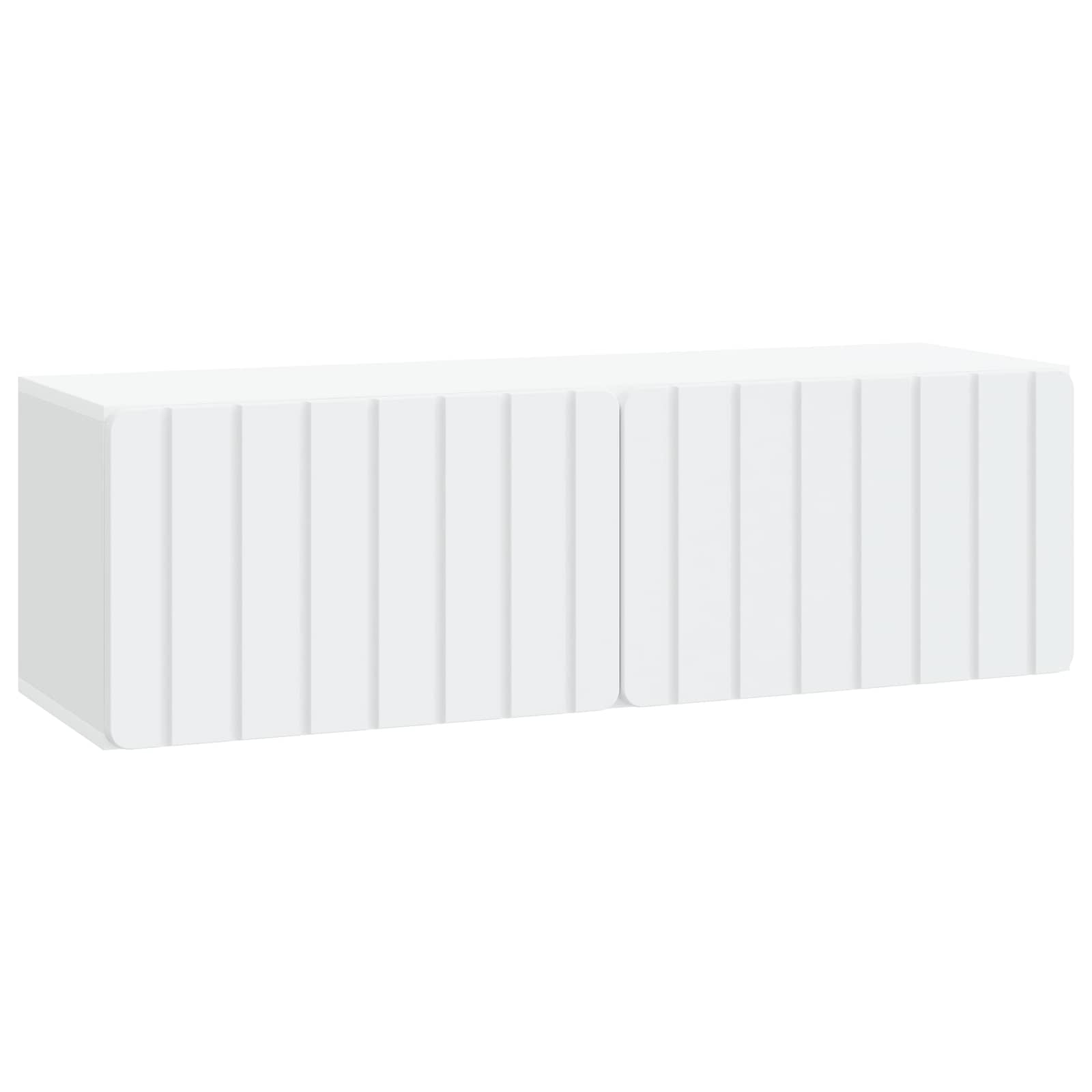 vidaXL Szafka RTV montowana na ścianie 98 x 31 x 30 cm Biały