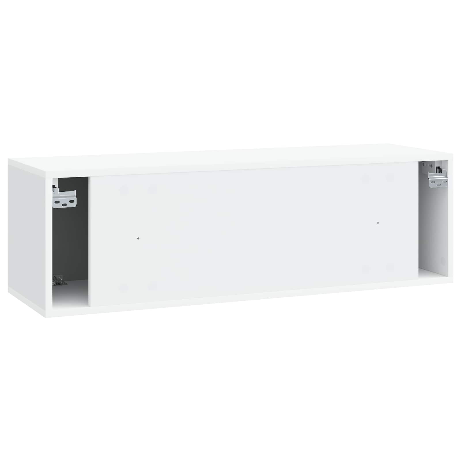 vidaXL Szafka RTV montowana na ścianie 98 x 31 x 30 cm Biały