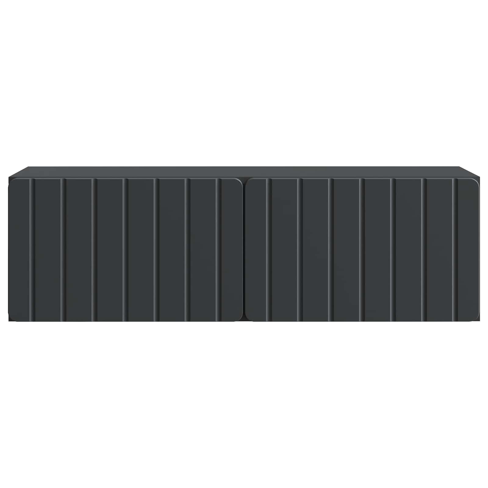 vidaXL Szafka RTV montowana na ścianie 98 x 31 x 30 cm Czarny