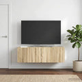 vidaXL Szafka RTV montowana na ścianie 98 x 31 x 30 cm dąb Sonoma