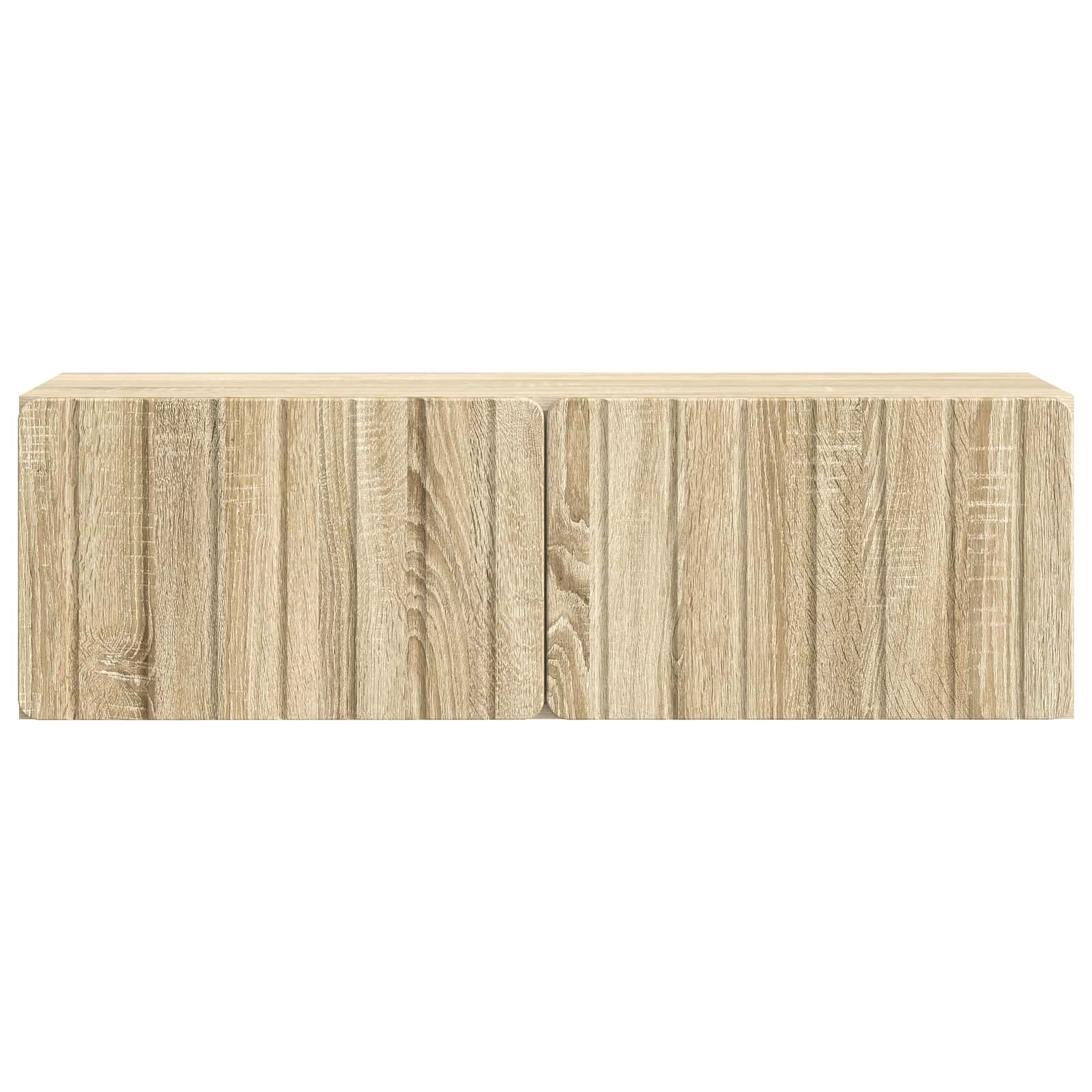 vidaXL Szafka RTV montowana na ścianie 98 x 31 x 30 cm dąb Sonoma